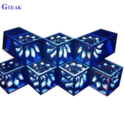 China 3D effect full color led dj booth for sale