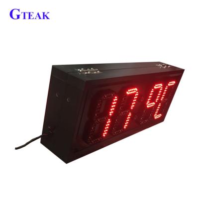 China SDK Function 7 Segment Large LED Display Digital Thermometer Panel with Customized Shape Design for sale