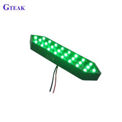 China 15 inch 7 segment led display outdoor green color module for sale