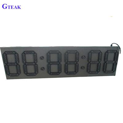 China big 6 digit 7 segment led display 12 inch giant customised led 7 segment display for time clock outdoor for sale