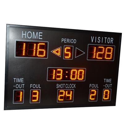 China Shenzhen factory indoor outdoor basketball portable digital led score board with remote control for sale