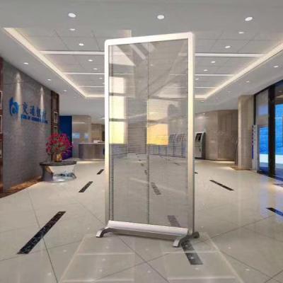 China indoor color led video wall glass window hd transparent led screen display advertising players f digital signage or business for sale