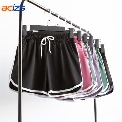 China Breathable Athletic Fitness Summer Wear Yoga Sweat Clothes Women Gym Custom Shorts for sale