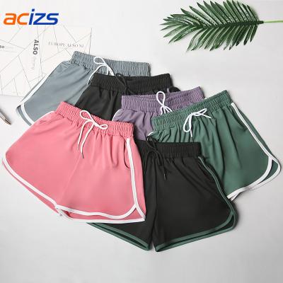 China Lovely Breathable Sports Breathable Shorts For Women Girls Jogger Soft Elastic Fitness Clothing High Quality for sale