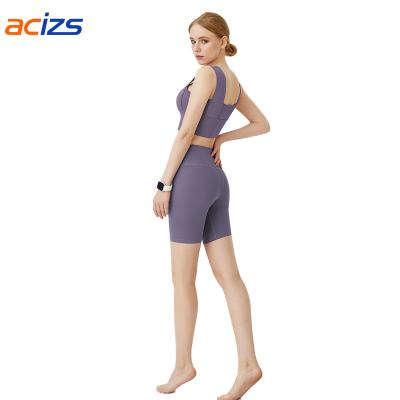 China Wholesale Breathable Comfortable Sports Wear Suit Sexy Yoga Gym Ladies Fitness Women Two Piece Set for sale