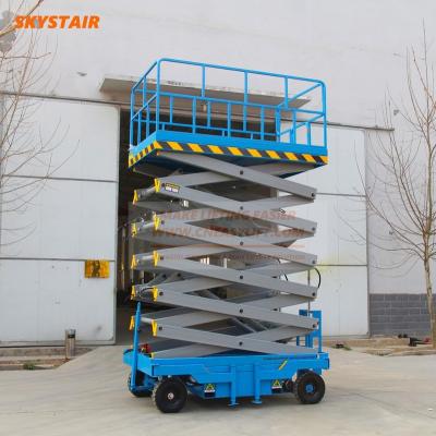 China Material Handling / Man Lifting / Light Movable Scissor Lift Platform SKYSTAIR Aerial Working Scissor Lift Platform for sale