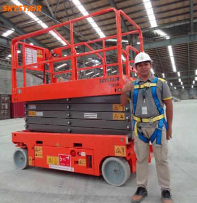 China Can move in aerial working platform similar mechanism geniuses scissor lift scissor lift lifting of full height scissor lift for sale