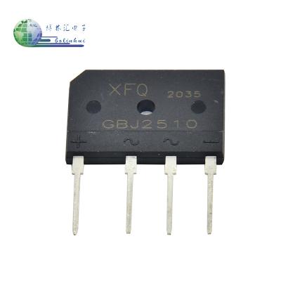 China New and original brand new original factory price diode bridge rectifier GBJ2510 fast recovery rectifier for sale