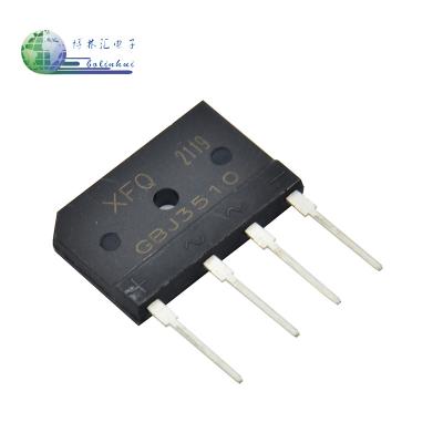 China New and original brand new original factory price diode bridge rectifier GBJ3510 fast recovery rectifier for sale