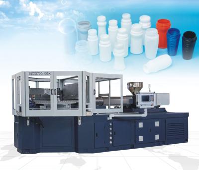 China SZCX700/135X Bottle One Stage Injection And Blow Molding Machine For Plastic Bottle Making for sale