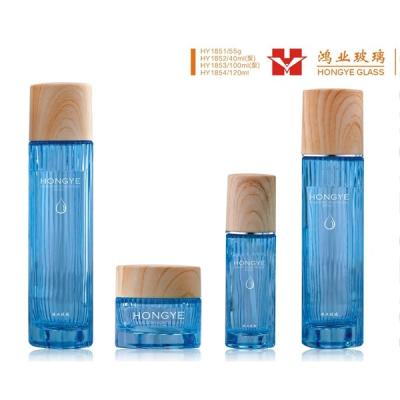 China Cosmetic jars and personal care bottles with droppers for cosmetic packaging for sale