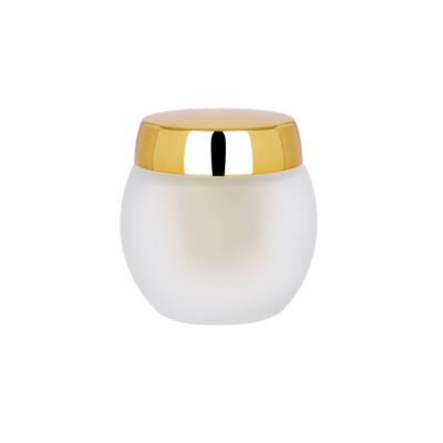 China Personal Care High End Quality Face Cream Glass Cosmetic Jar With Inner Lid for sale