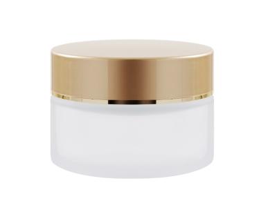 China Hot Selling Personal Care Cosmetic Container Jar 50g Skin Care Cream Glass Packaging for sale