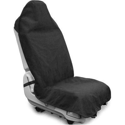 China Business/Luxury Waterproof SeatShield Seat Protector (Black) - Non-Slip Removable Auto Car Seat Cover - Keeps Leather or Fabric From Sweat for sale