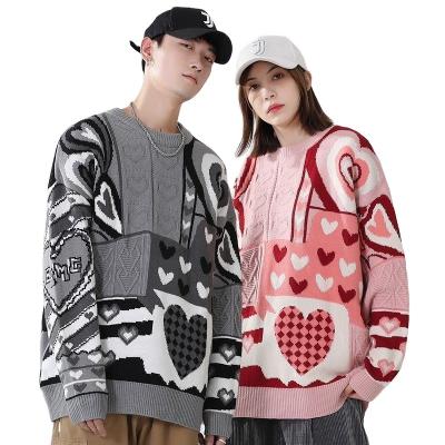 China 2023 Anti-wrinkle high quality crew neck pullover casual unisex sweater for sale