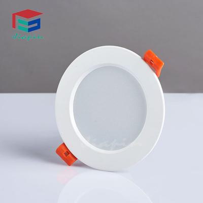 China Modern Round Shape 5w7w9w12w Recessed SMD Dimmable White Downlight Led Panel Downlight Home Shop Use for sale