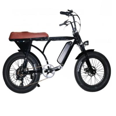 China Fast powerful tandem e-bike electric motor frame fat tire 500w e-cycle aluminum material for sale