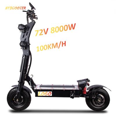 China Hot Selling Unisex E-scooter 72V 8000W Double Motor Powerful Off-Road Electric Scooter Fast Electric Scooter for sale