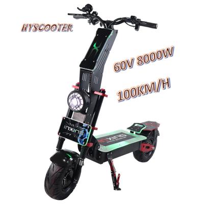 China High Power 60V 8000W Fast Speed ​​Electric Scooters Off Road 13Inch High Quality Unisex Electric Scooter for sale