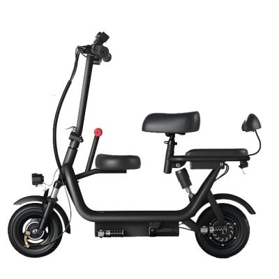 China Aluminum Alloy Traditional Best Price Two Wheels Two Seat Folding Electric Bike for sale