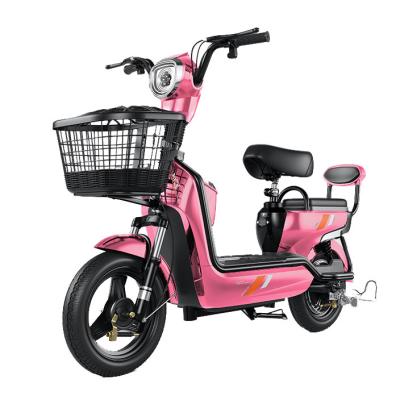 China New cheap 48v aluminum alloy electric bike with turn signal light 350w electric bicycle for sale