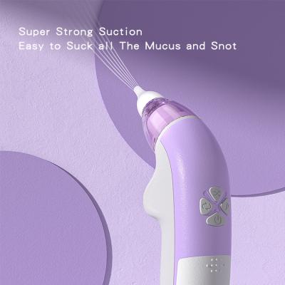 China Eco-freindly Baby Supplies Electronic Baby Nasal Musical Nose Aspirator Sucker Cleaner Silicone for sale