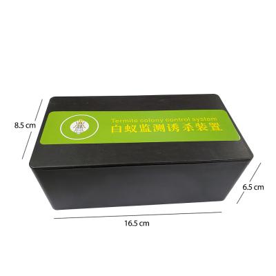 China Portable Disposable Anti Pest Control Termite Detection System Station Box Trap Termite Station for Dam Forest Farm Indoor Wood Bait for sale