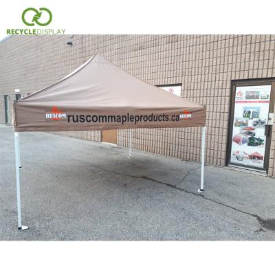 China Promotion 2022 aluminum 10*10feet pop up tent free printing aluminum outdoor canvas tent trade show booth for sale