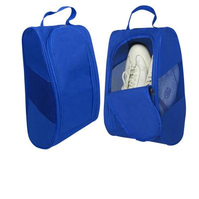 China Durable Wholesale Custom Shoe Bag Zipper Shoe Case 600D Football Boot Shoe Bag For Sport for sale