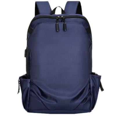 China With USB Oxford Cloth Large Capacity Notebook Bag Waterproof Simple Business Travel Laptop Backpack for sale