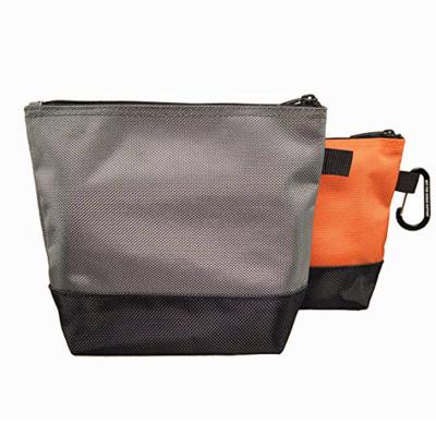 China Amazon Hot Selling Oxford Portable Tool Storage Organizer Small Tools Storage Carry Zipper Bag with Metal Clip for sale