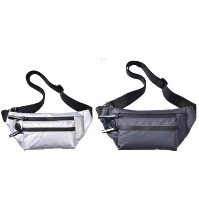 China Available Fashionable Stock Water Proof Outdoor Sports Chest Pack Light Weight Waterproof Casual Waist Bag With Zipper for sale