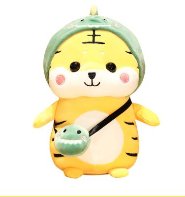 China Wholesale Stock Cute Tiger Doll Mascot Rag Doll Cute Available Stuffed Plush Pillow Plush Toy for sale