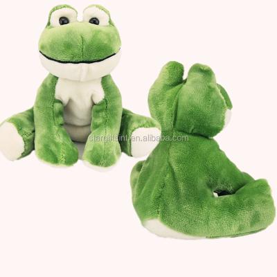 China Wholesale Eco Baby Plush Green Frog Plush Toy With Two Big Eye for sale