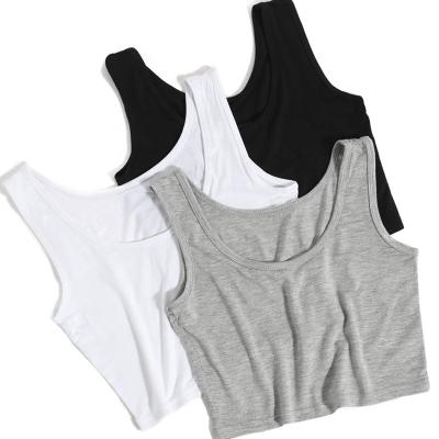 China High Quality Women Breathable Fitness Tank Tops Jogging Yoga Tops Women Gym Essential Single Breasted Bras for sale