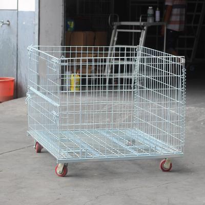 China High Security Storage Wire Mesh 50x50 Cage Mesh Industrial Storage Cage for sale