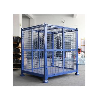 China Hot Selling New Style Storage Metal Cage Closed Up Mesh Cargo Metal Cage for sale