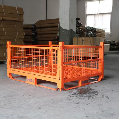 China Factory Wholesale Wire Pallet Cage Mesh Cage Wire Mesh Cage Without Wheels for sale