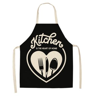 China Cute Brand New Japanese Style Easy Care Adult Bib Half Decorated Art Aprons Holiday Christmas Children Painting for sale