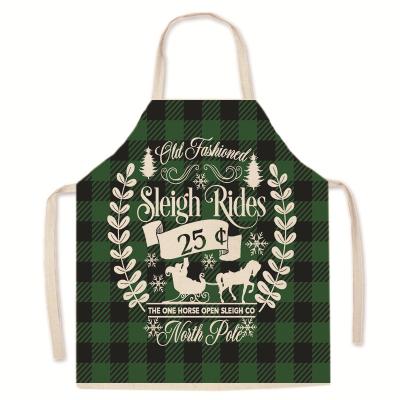 China OEM Branded Japanese Style Australian Custom Printed Logo Different Types Adult Christmas Cheap Short Aprons for sale