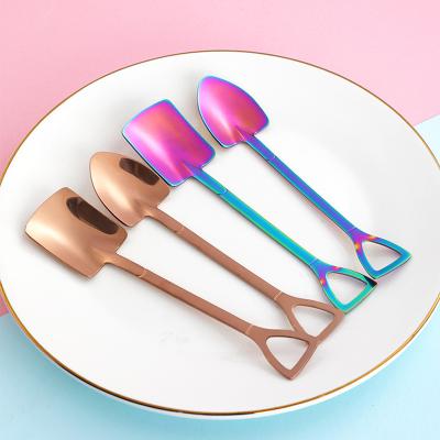 China Retro Fruit Rose Gold Dessert Cup Lid Silver Spoon of Viable Ice Cream French Style Best Seller for sale