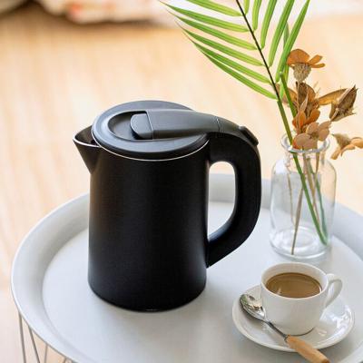 China Japan Sale Small Stainless Steel 360 Degree Base Electric Kettle Plastic Flask Rotation Portable Intelligent Temperature Control for sale