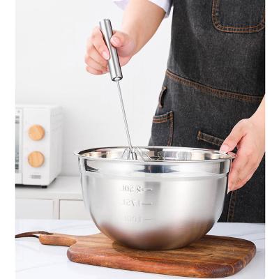 China Sustainable Customize Industrial No Slip Kitchen Stainless Steel Mixing Bowl Large Silicone Baking Base for sale