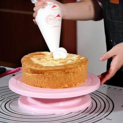 China New Design Tools Cost Effective Viable Hold Rotary Baking Decorate Cake Turntable Plastic for sale