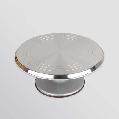 China Durable High Productivity Large Stand Aluminum Alloy Metal Cake Baking Turntable for sale