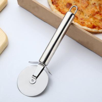 China Durable Stainless Steel Server Kitchen Portable Logo Knife Multi Handle Rotating Pizza Cutter Custom Wheel for sale