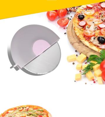 China Best Sustainable Slicer Cheap Serving Plastic Small Handle Round Wheeled Roller Pizza Dough Cutter for sale