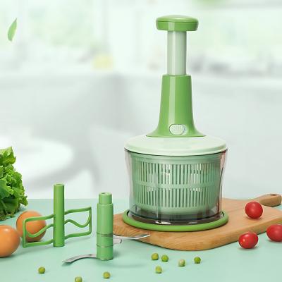 China Manual Hand Press 1200ml Blender Mutton Sustainable Cooking Frozen Kitchen Meat Grinder for sale