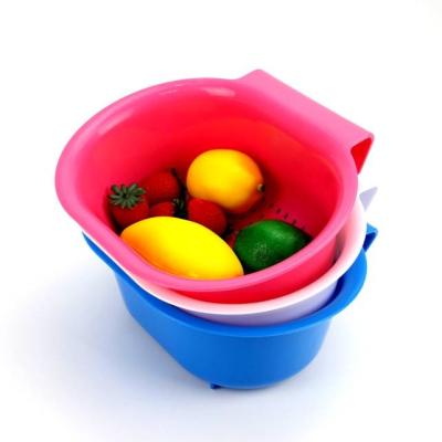 China Best Viable Selling Plastic Kitchen Sink Strainer Colander Strainer for sale