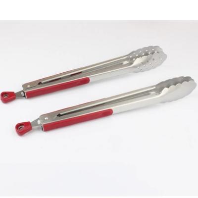 China Best Viable Selling Food Grill Tongs, Cooking Tongs for Salad, Grilling, Frying, Tongs with Silicone Tips for sale